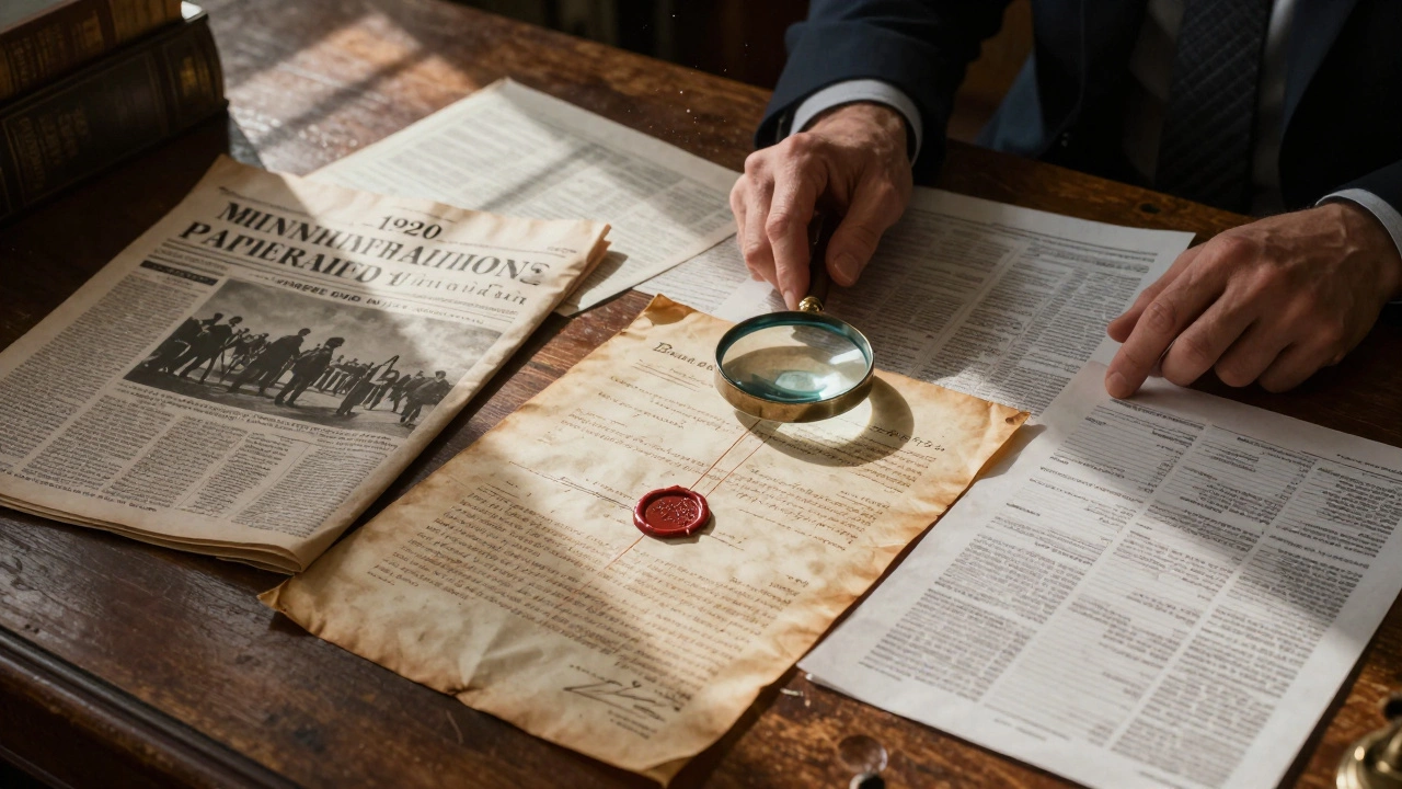 Исследование исторических документов и поиск связей с помощью лупы